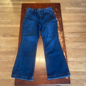 Duluth Trading CO Women’s Wide Leg Denim Jeans Size 10x31